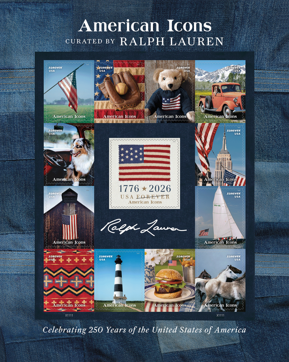 2026 American Icons Stamps | Tool Stamps US Postage Stamps