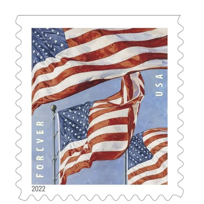 2022 U.S. Flag Forever Stamps 100 Rolls product photo by ToolStamps