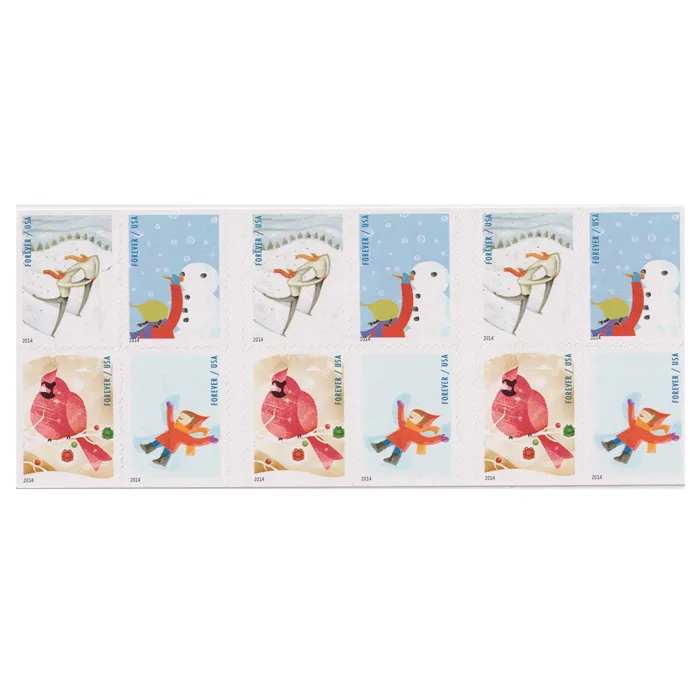 2014 Winter Fun Stamps - Forever Stamps