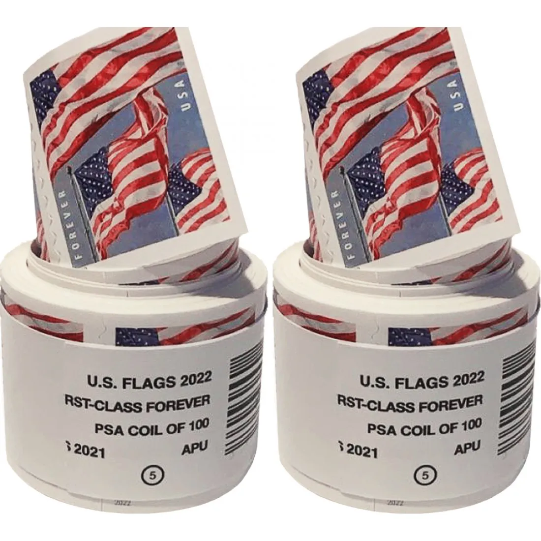 2022 U.S. Flag Forever Stamps 100 Rolls product photo by ToolStamps