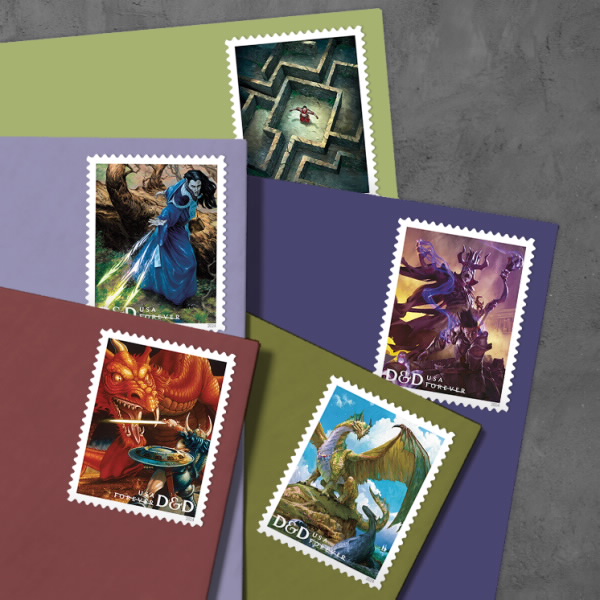 2024 Dungeons & Dragons Stamps - Forever Stamps