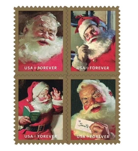 Big Sales! B Christmas Collection Stamps,300 Pcs - Forever Stamps