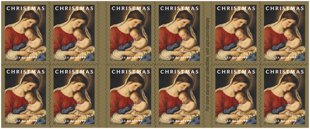 2024 Christmas Madonna and Child Stamps - Forever Stamps