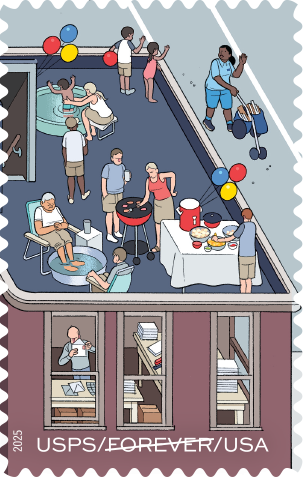 2025. 250 Years of Delivering Stamps 100 pcs - Forever Stamps