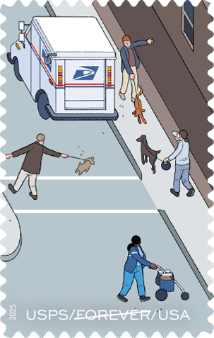 2025. 250 Years of Delivering Stamps 100 pcs - Forever Stamps